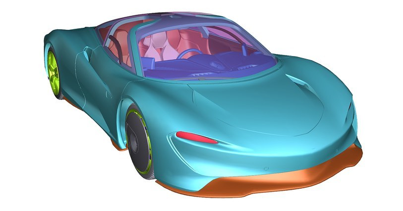 Illustration for article titled Tecnomodel is building two McLaren Speedtail models
